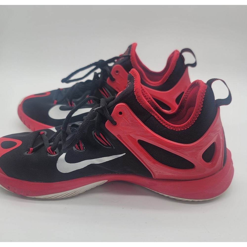 Nike Zoom HyperRev Basketball Shoes Mens 12 Black Red Athletic Sneakers